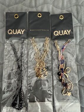 Quay Australia Multi-Set Sunnies/ Necklace Set